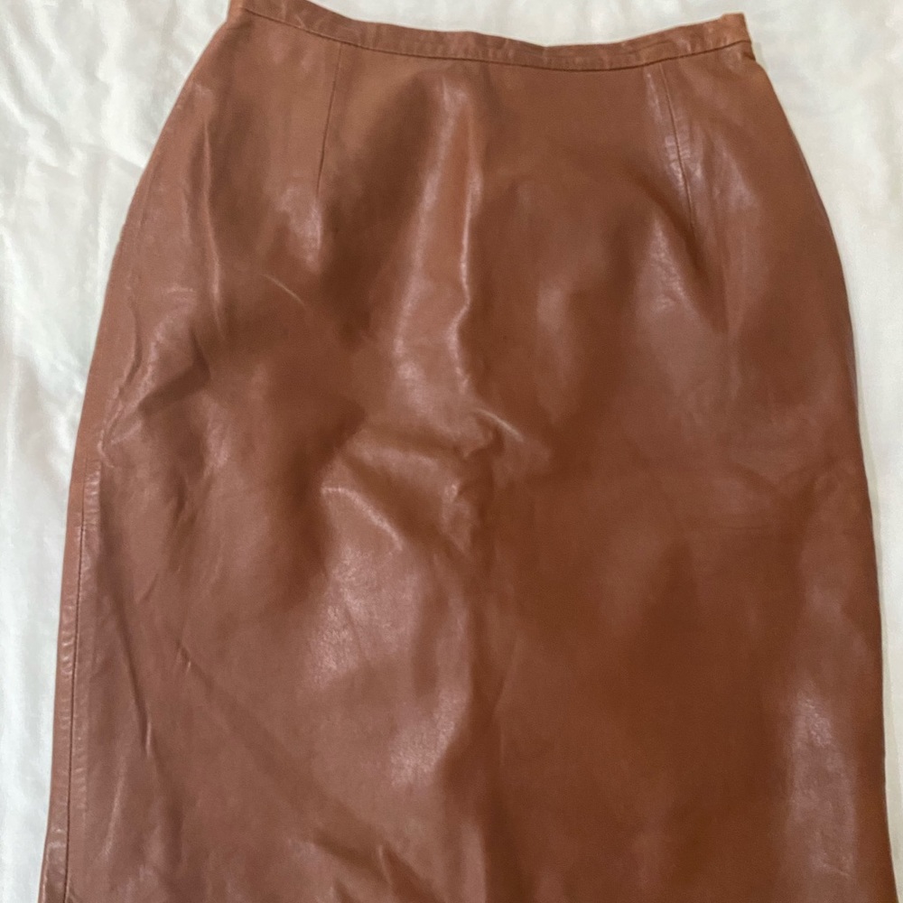 Spitalnick Vintage Leather skirt